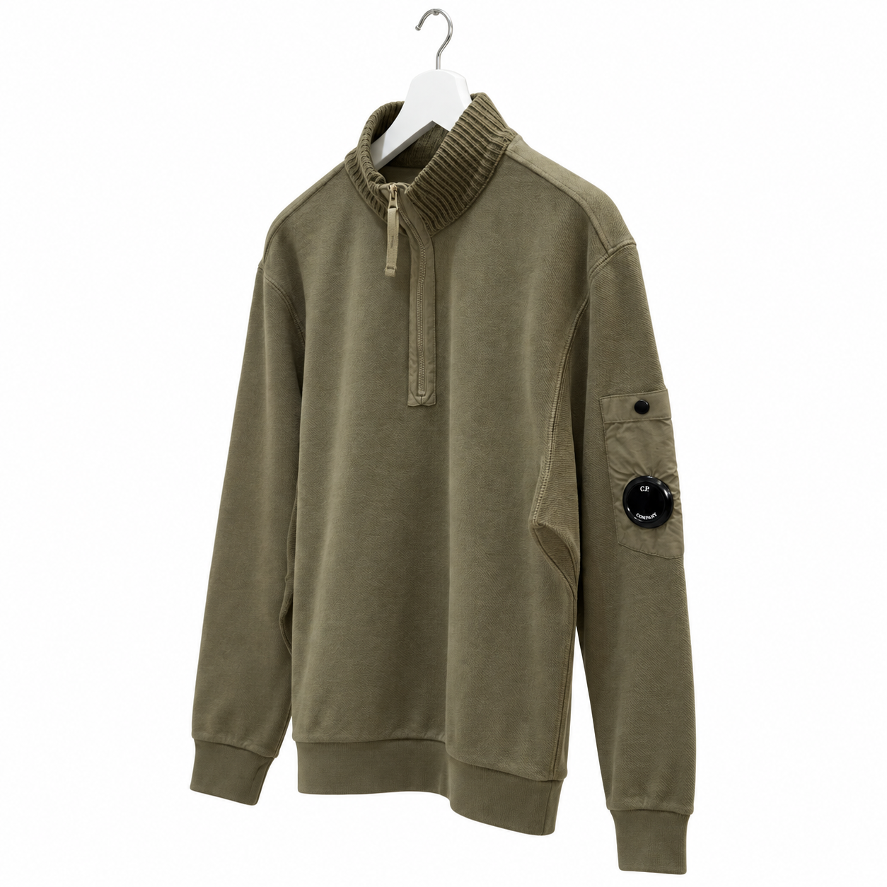pull over kaki olive sur cintre blanc pull over kaki olive sur cintre blanc